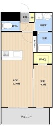 KL TOJIN WESTの物件間取画像